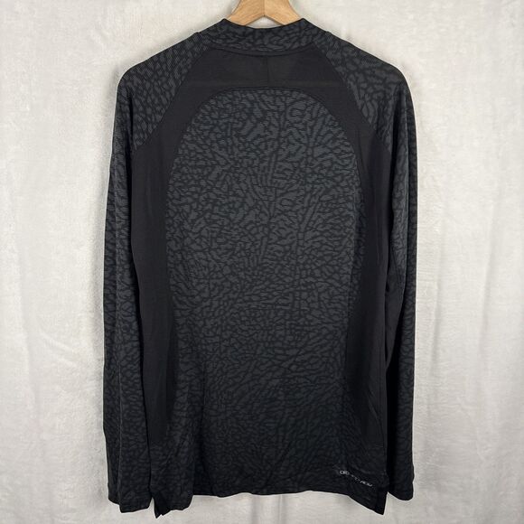Air Jordan Dri-FIT ADV Sport T-Shirt Men's Small Dark Shadow Long Sleeve NWT - Picture 6 of 8